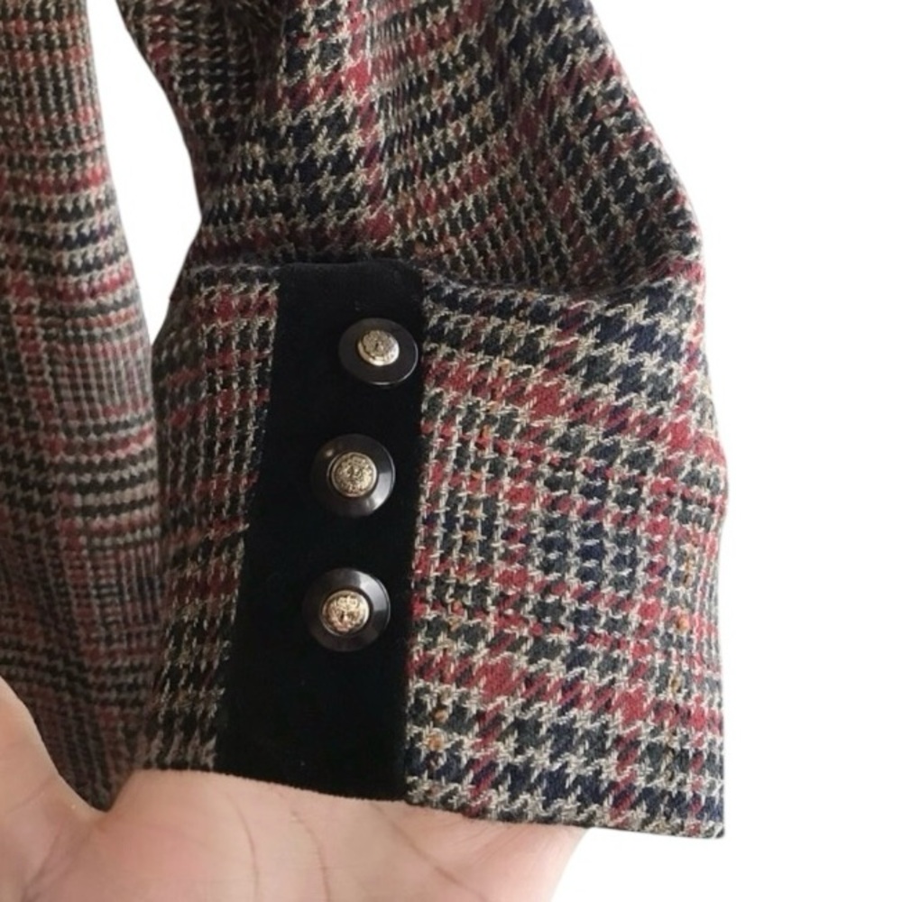 Pendleton Vintage Single Breasted Plaid Field Bla… - image 6